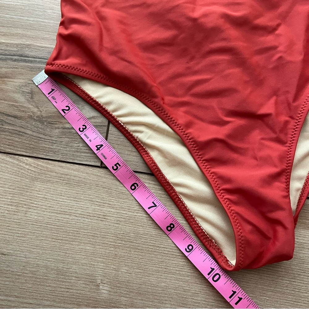 Wide Strap‎ Cutout Tie Back One Piece Swimsuit - Picture 6 of 11